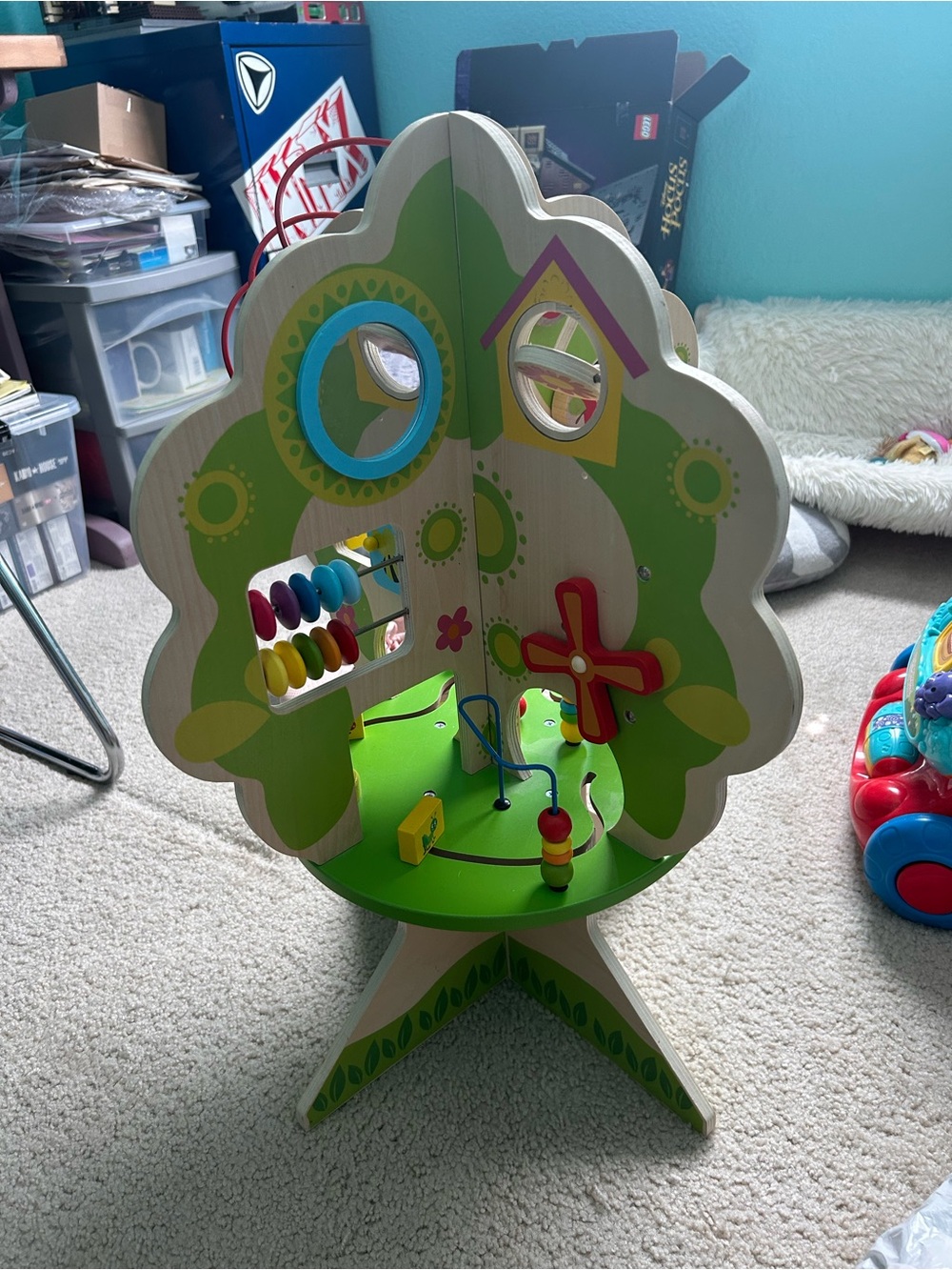 Fat Brain Toys Wooden Tree Activity Center